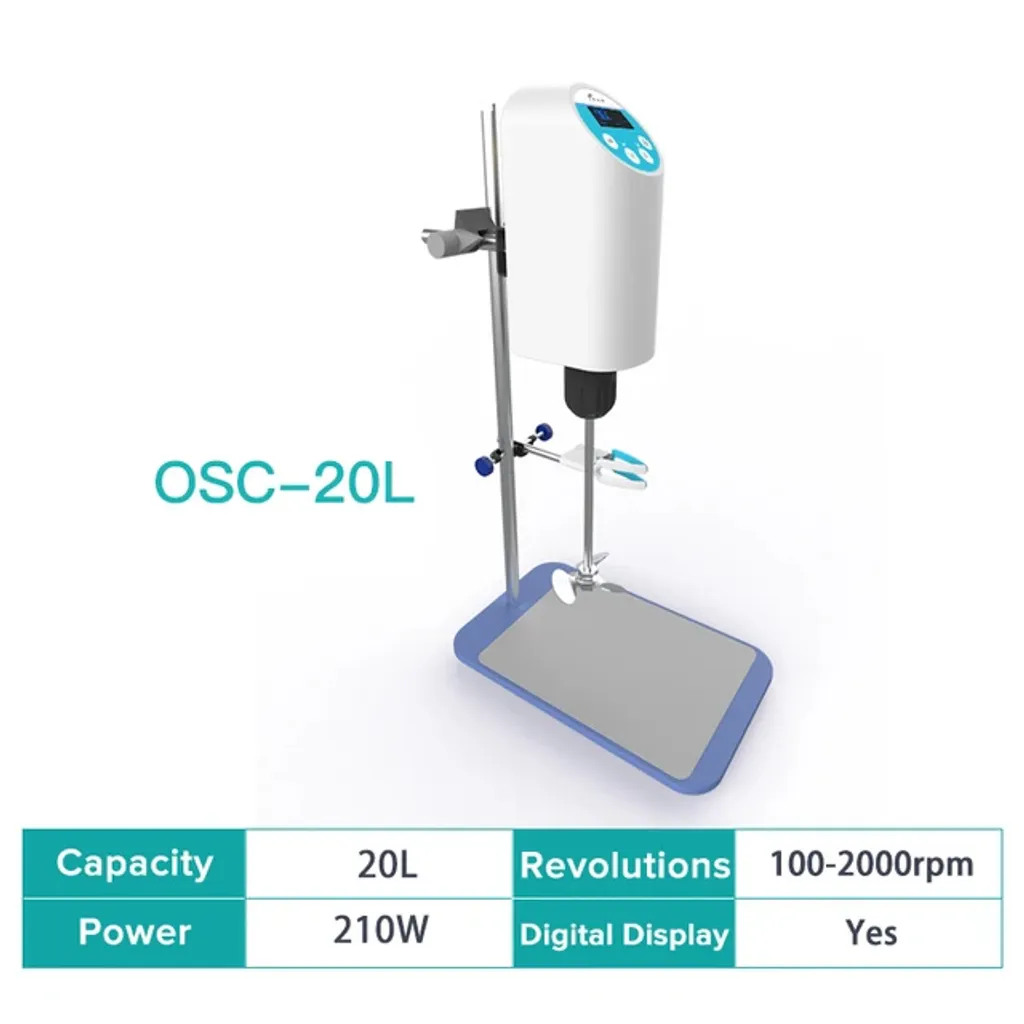 Mélangeur rotatif de laboratoire OSC-20L vertical à écran LED précis - 2