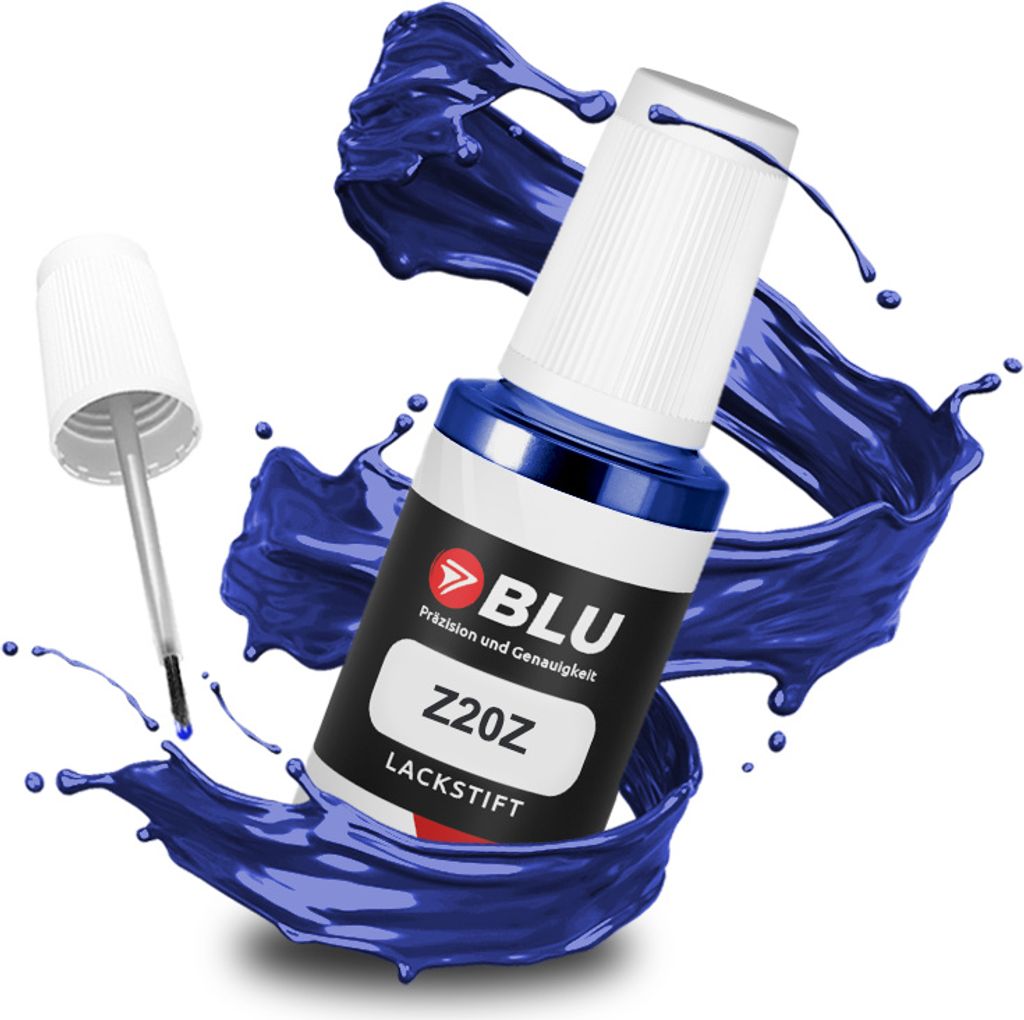 BLU Auto Lackstift Blau kompatibel für Opel Z20Z Royal Blau Produktbild 