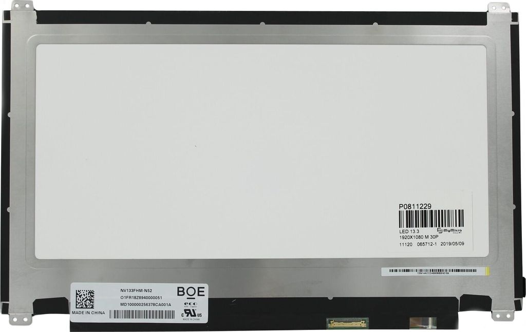 OEM 13,3 Zoll LCD -Bildschirm 1920x1080 MAT 30Pin EDP, IPS