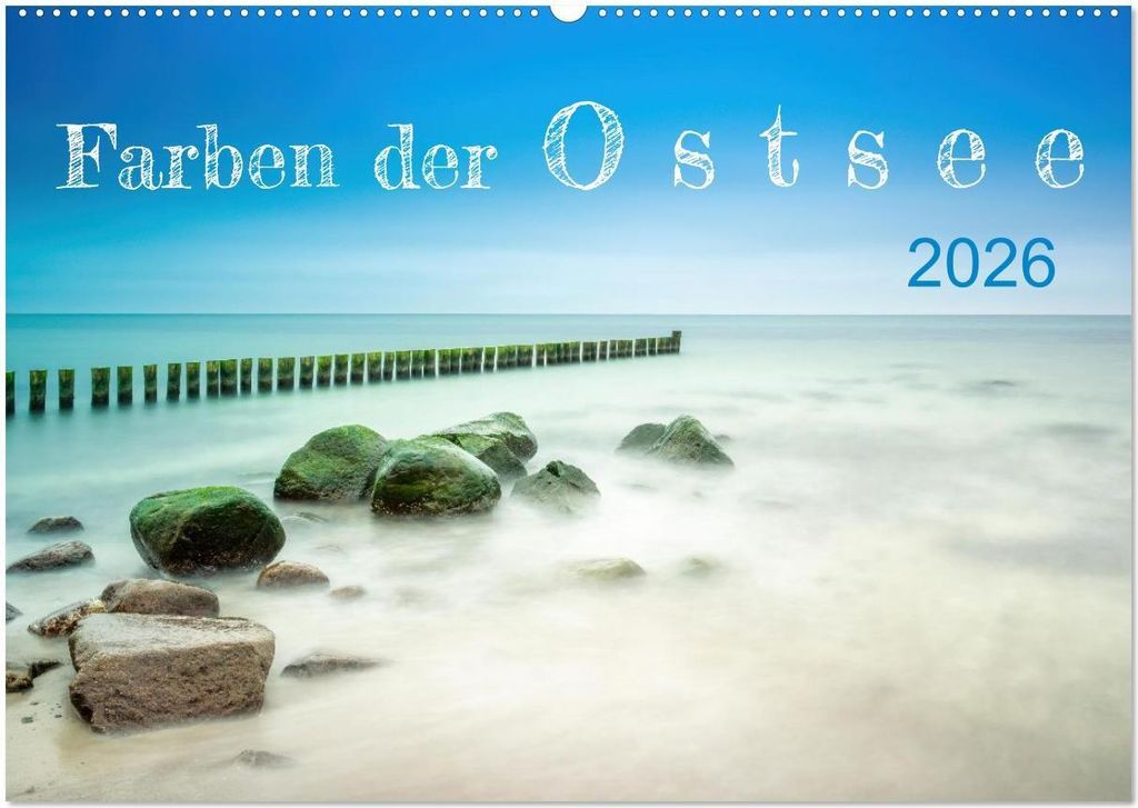 Farben der Ostsee (Wandkalender 2026 DIN A2 quer), CALVENDO Monatskalender