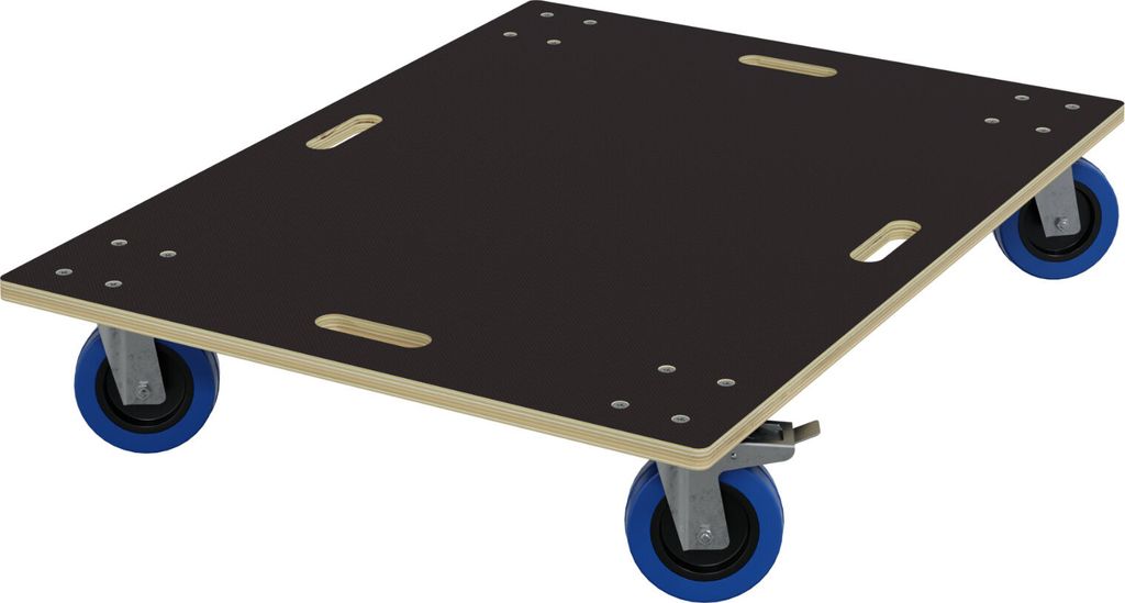 Schwerlast Möbelroller Gummi Rollen Rollbrett Transporthilfe Transportroller Bremsen 60x80cm 2+2 Bremsen