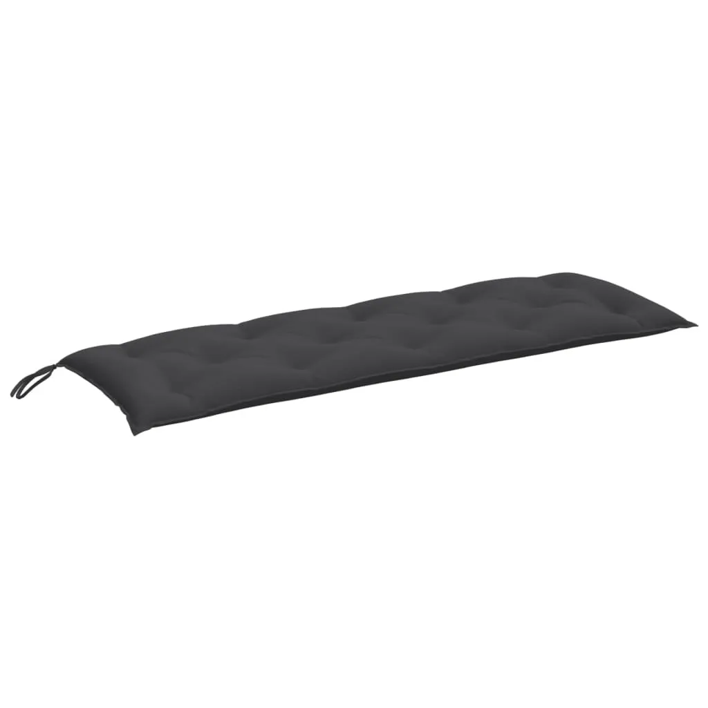 Cuscino per Panca Esterno 150x50 Antracite Melange vidaXL 7cm