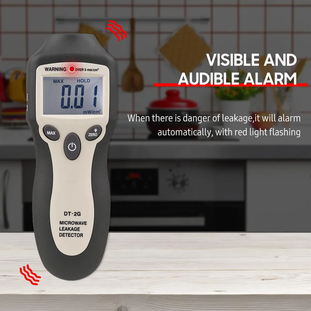 Détecteur de fuites micro-ondes DT-2G numérique haute précision LCD