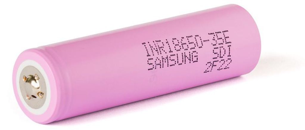 Samsung INR 18650-35E - 3,6V - 3,7V, 3500 mAh Button Top Produktbild 