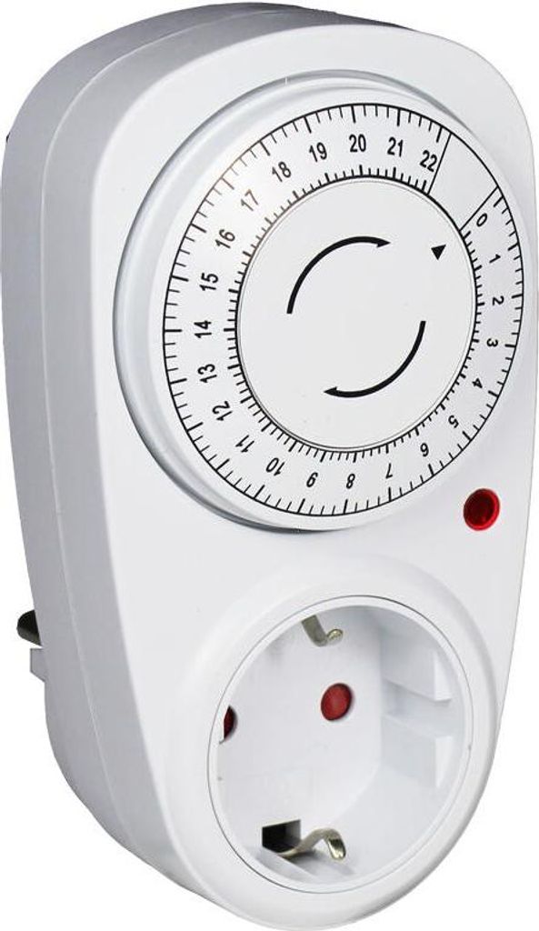 Minuterie analogique pour prise EcoSavers 22H type F Image du produit 