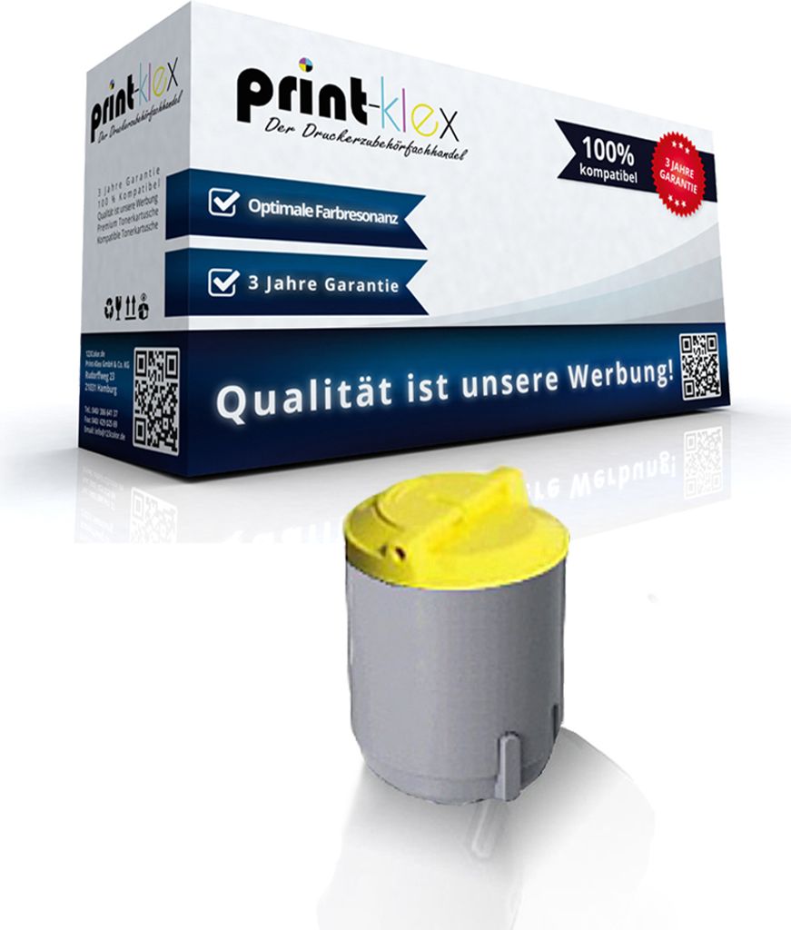 Kompatible Tonerkartusche Xerox Phaser 6110 Phaser 6110 B Phaser 6110 MFP Phaser 6110 MFP S 106R01273 Yellow Gelb - Office Plus Serie