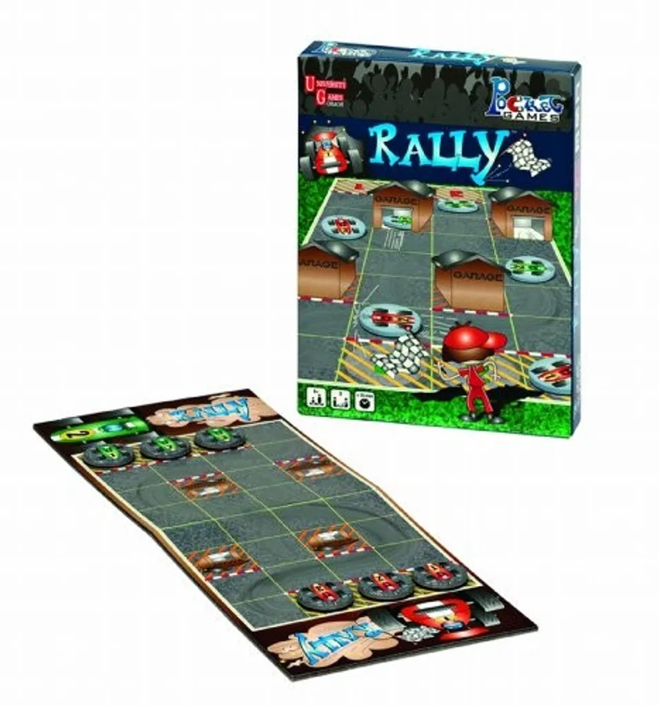 Jeu Rally University Games avec cartes magnétiques anti-chute portables