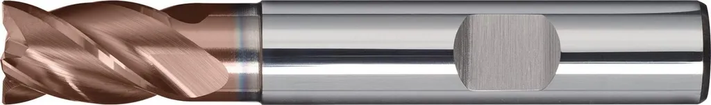 Fresa DIN 6527 K Ø 8mm TiAlN HPC - Standard Industriale Garantito