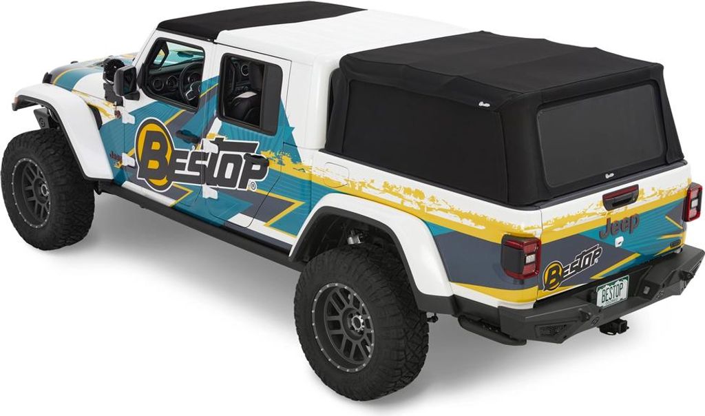 Bestop Supertop Ladefläche Black Twill Soft Top Jeep Gladiator