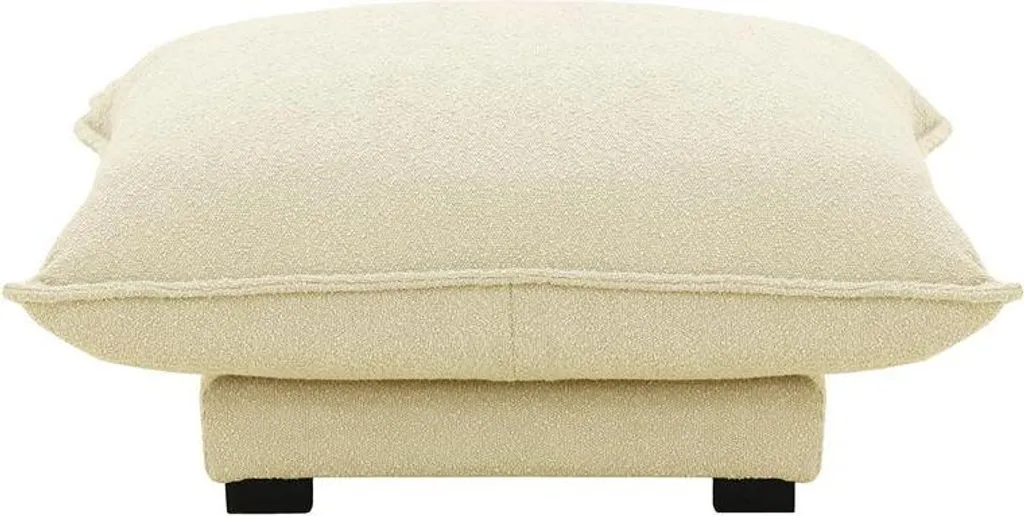 Pouf Poire Bali Baloo 2074 en Tissu Bouclète Doux pour Salon Moderne