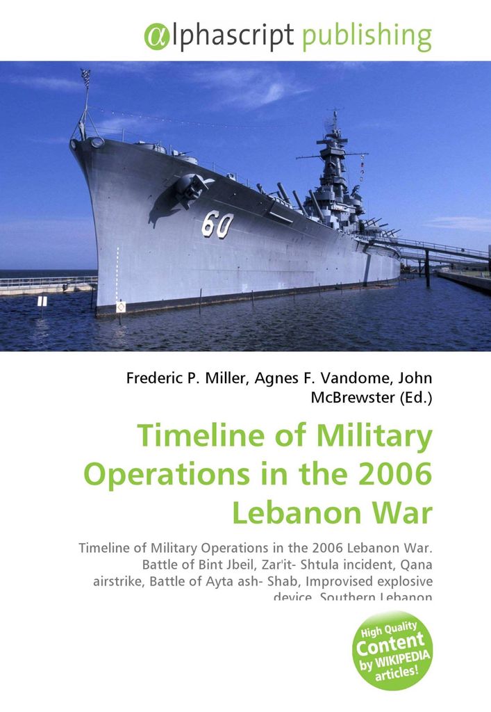 Timeline of Military Operations in the 2006 Lebanon War