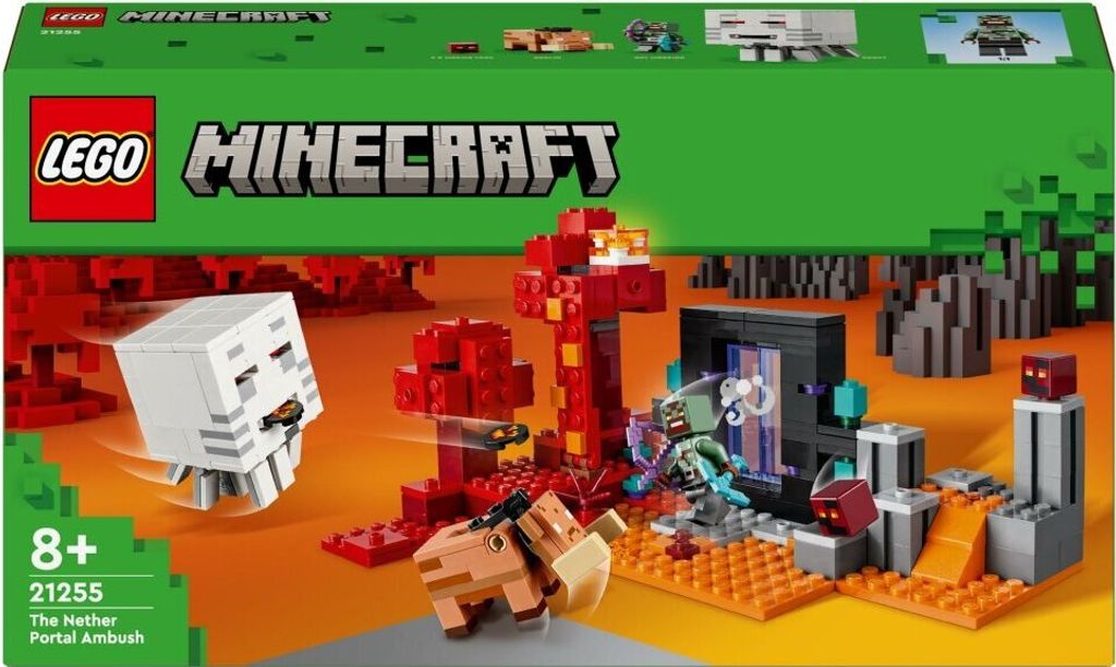 Lego Minecraft Agguato Nel Portale Del Nether 21255 Immagine del prodotto 