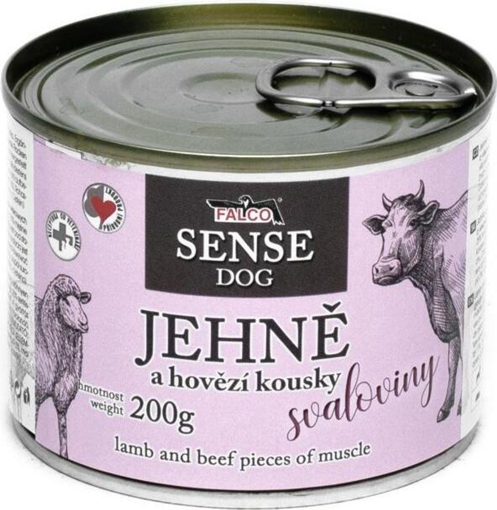 FALCO SENSE DOG jehněčí a hovězí 200 g Obrázek produktu 