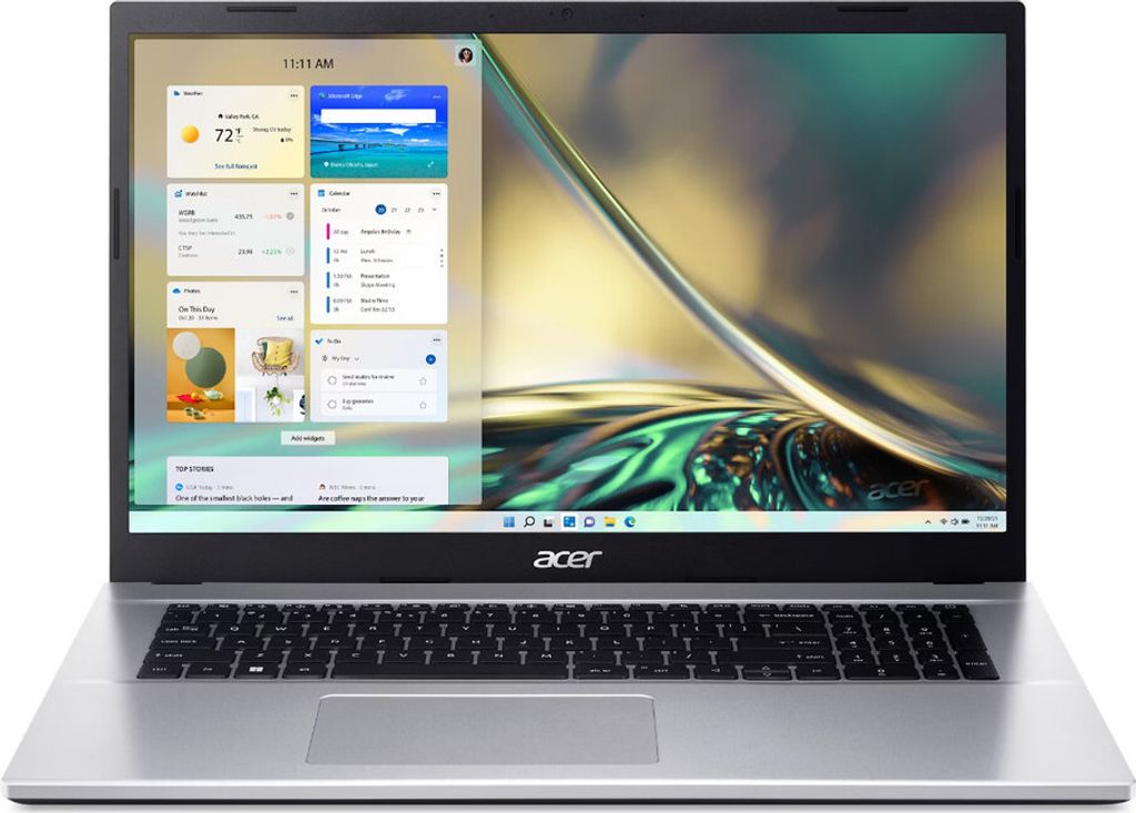 Notebook Aspire 3 (A317-54-30ZS), Silber, 17,3 Zoll, Full Produktbild 