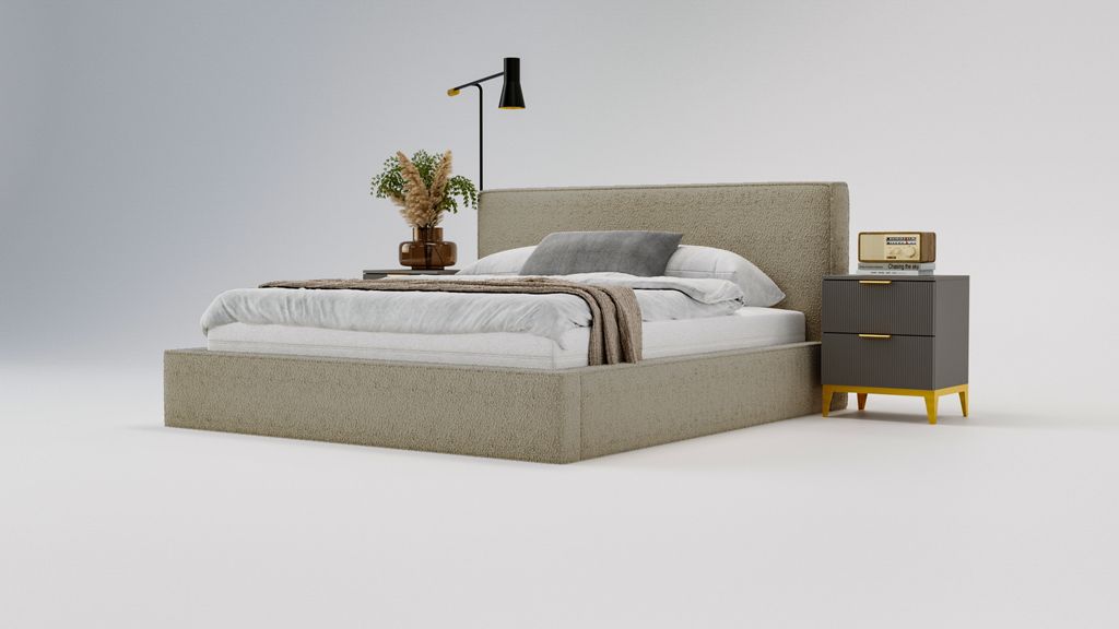 Čalouněná postel s úložným prostorem 160x200 Sofia – Obrázek produktu 