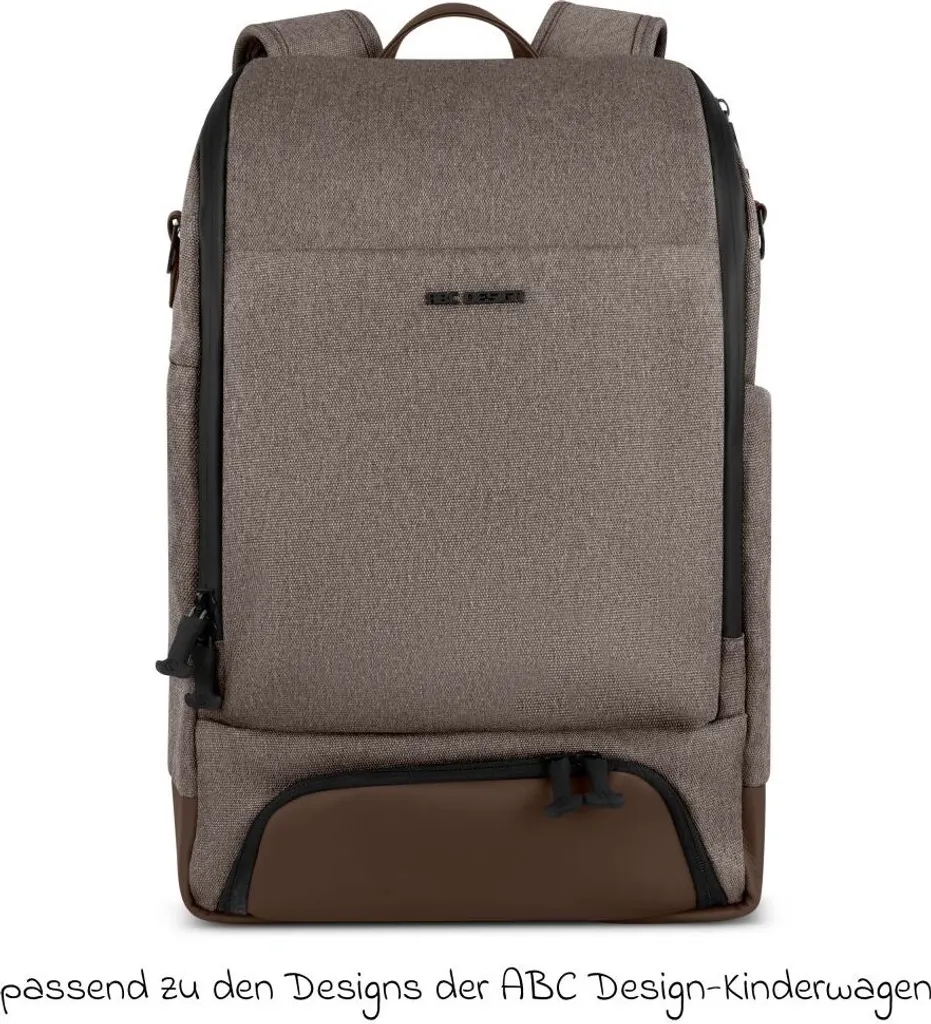 ABC Design Sac à dos à langer Active Nature - Accessoire Bébé Éco-conçu - 17