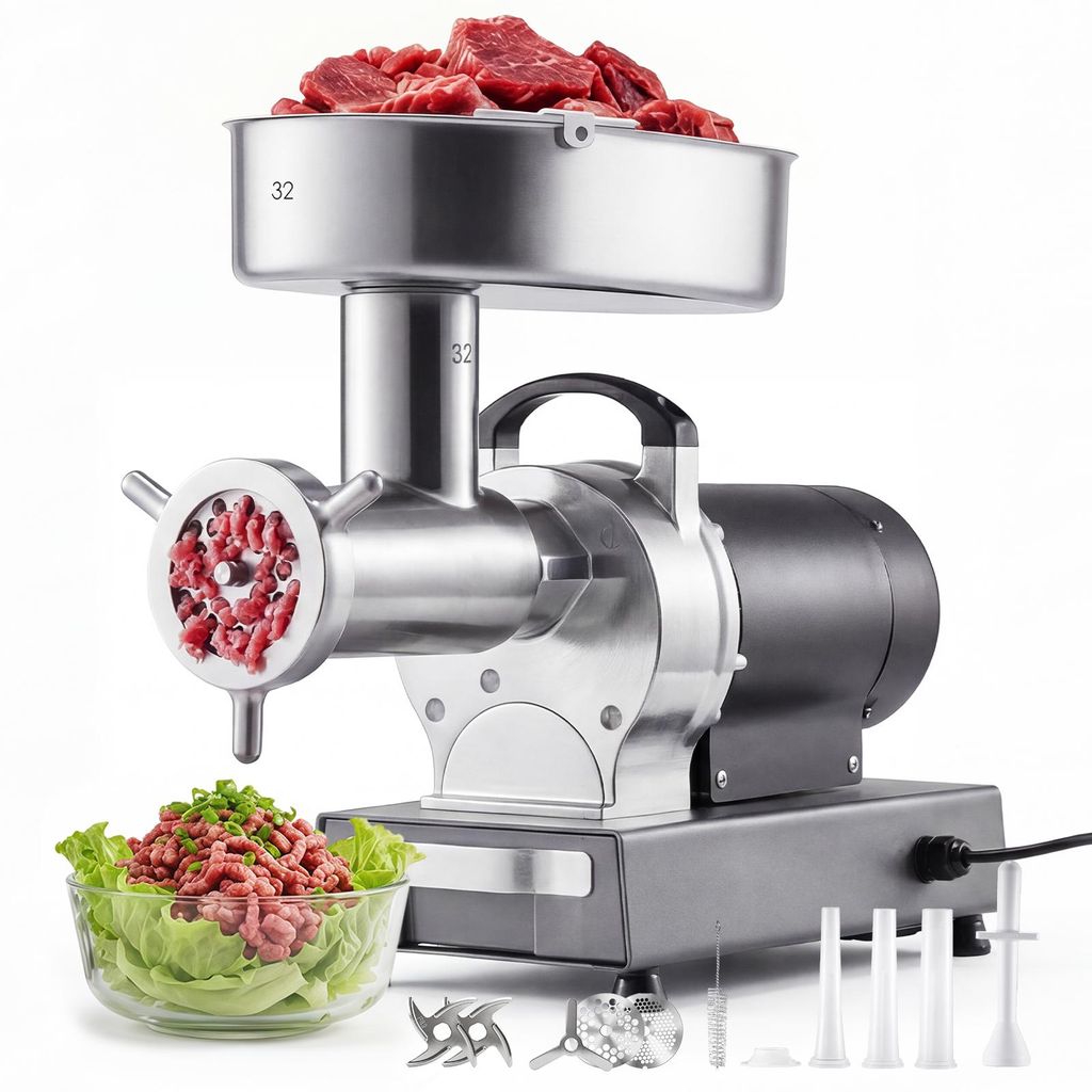 Mlýnek na maso VEVOR, kapacita 9,5 kg/min, model #32, Obrázek produktu 