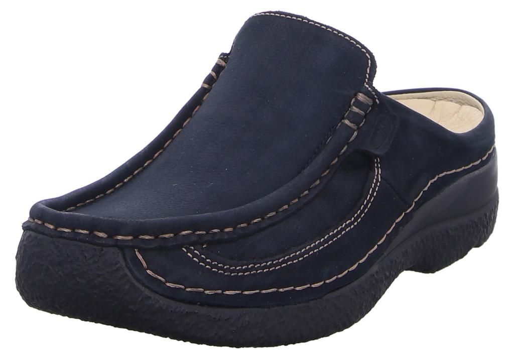 Wolky Roll-Slide, Clog, Antique nubuck, Blue 0620211-800 41 Produktbild 
