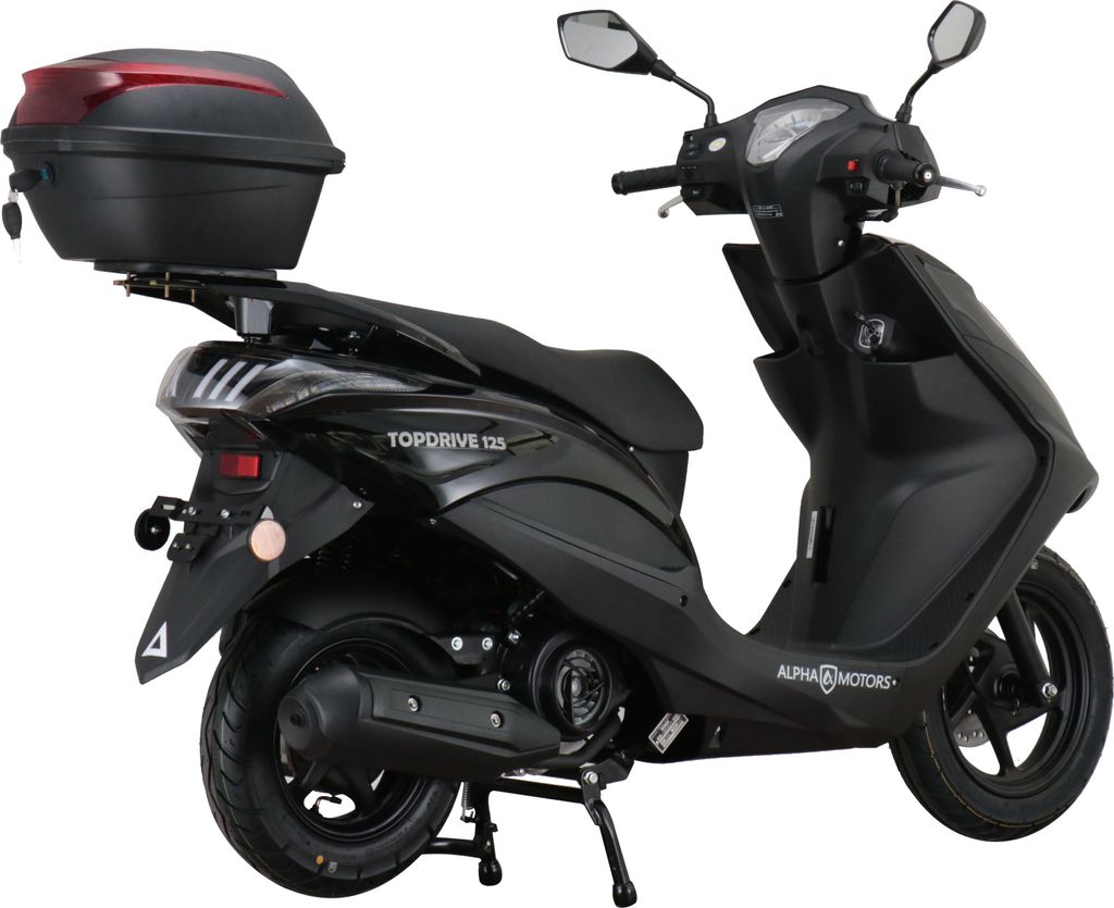 Motorroller Topdrive 125 ccm 85 km/h EURO 5+ schwarz inkl. Produktbild 4