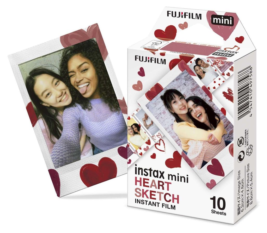 Fujifilm instax mini Film Heart Sketch Produktbild 