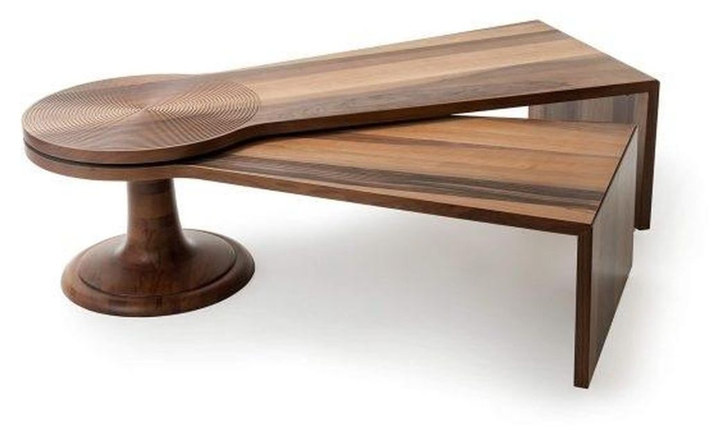 Schiebe Couchtisch für Wohnzimmer moderne Neuheit aus hochwertigen Material