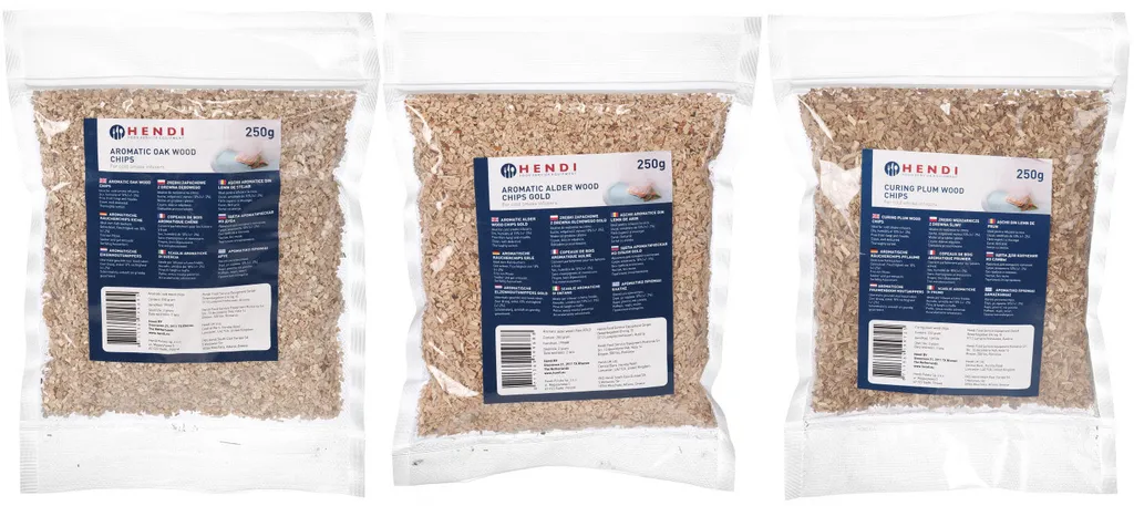 Hendi 199732 Chips Legno Acero 250g | Ideale per Pistola Affumicatrice