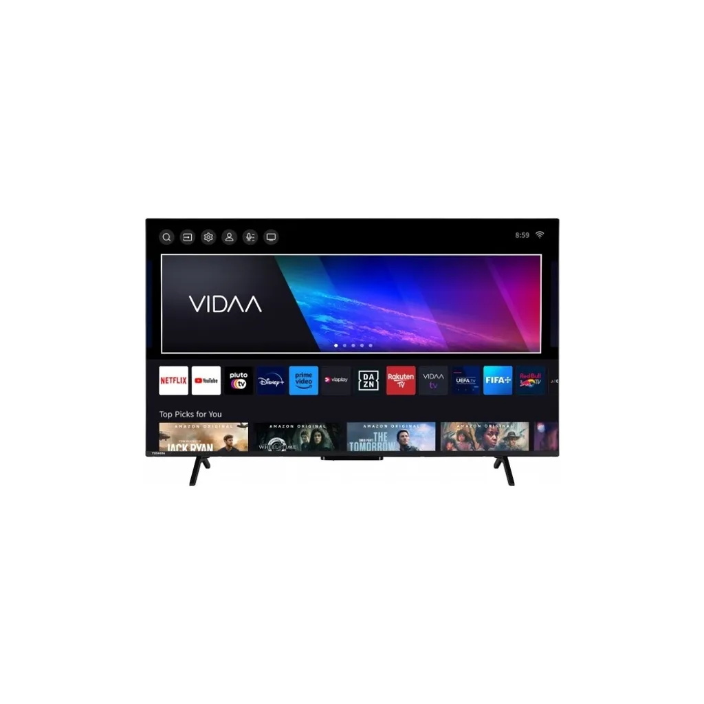 TV 4K Toshiba 55 pouces idéale pour Cinéma et Gaming 55QV2463DA Noir