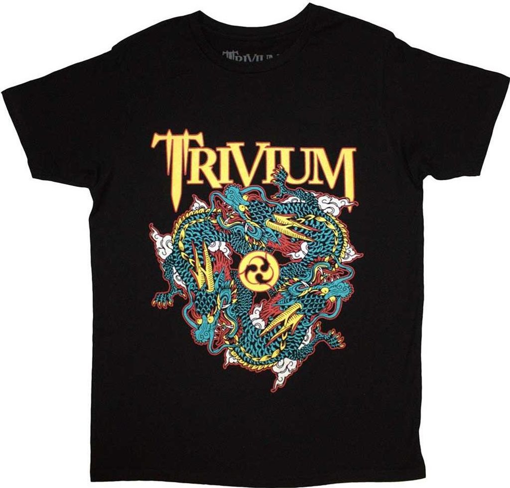 Trivium - "Dragon Circle Pit" T-Shirt für Herren/Damen Uni RO12287 (L) (Schwarz)