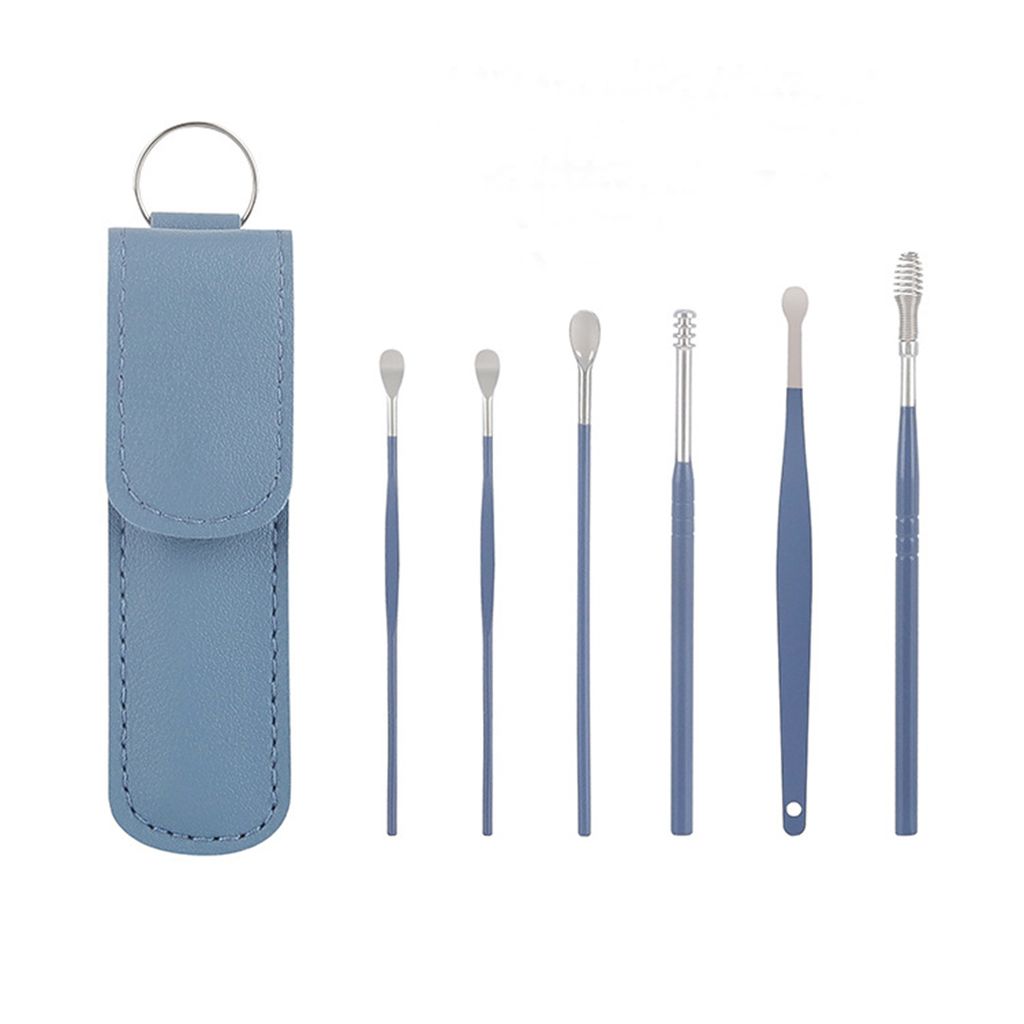 Ohrreiniger 6 in 1 Ohrenreiniger Set aus Edelstahl mit Produktbild 