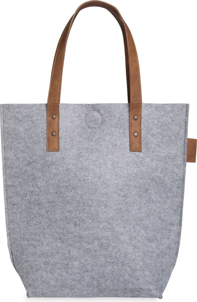 Knit Factory Gwen Handtasche - Grau