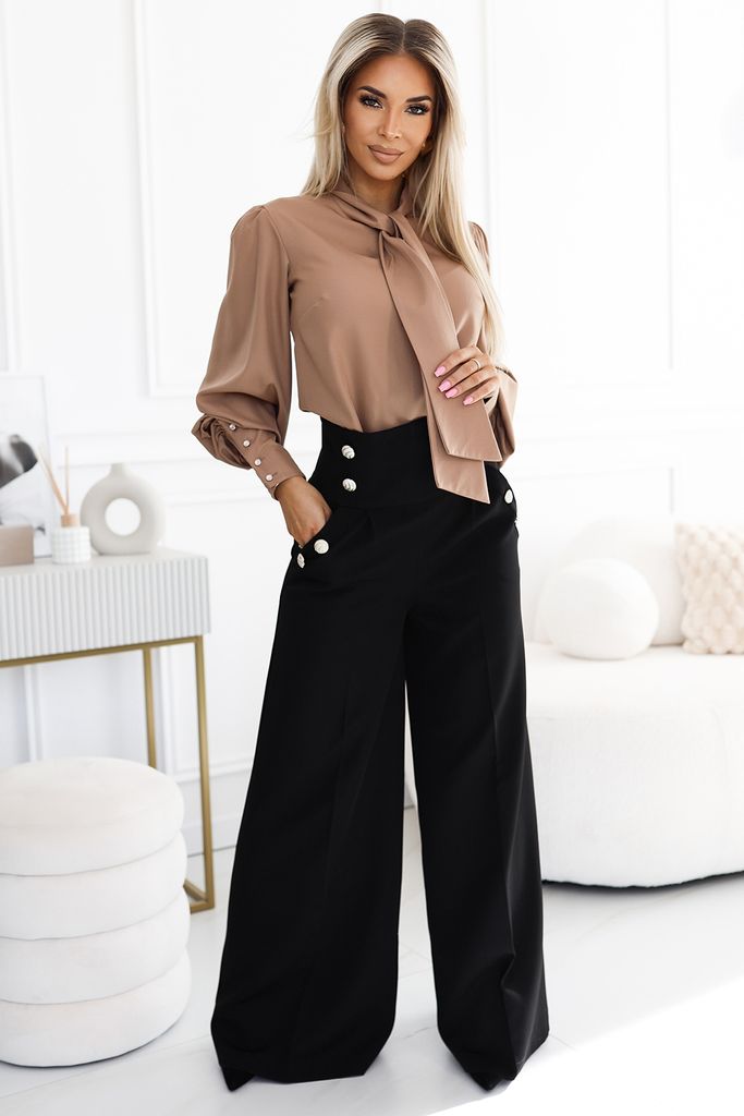 Numoco Weite Damenhose Aronag schwarz L