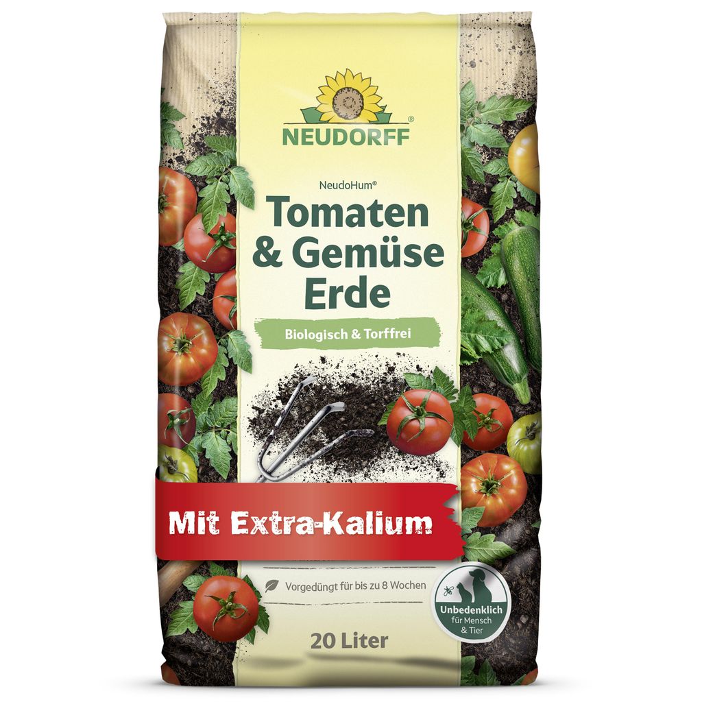 Neudorff NeudoHum Tomaten- & GemüseErde 20l torffrei, hoher Produktbild 