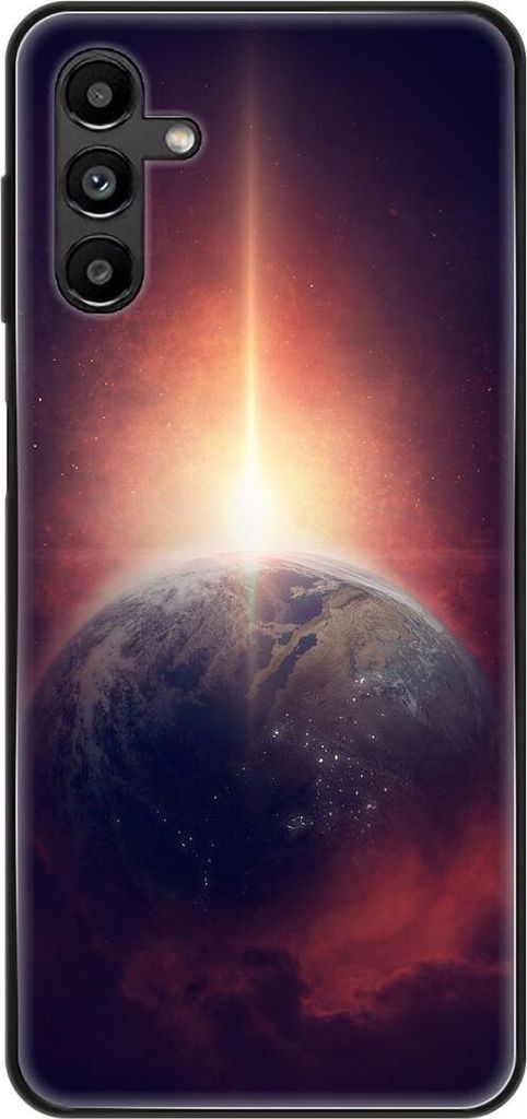 König Design Hülle kompatibel mit Samsung Galaxy A13 5G Kunststoff Soft Handyhülle - Handy Case Unsere Erde
