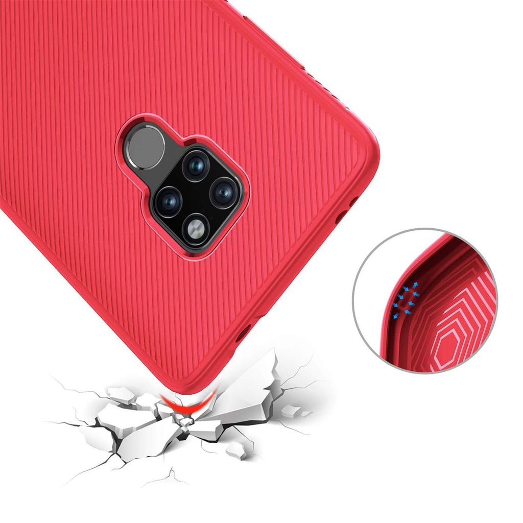 ESONG Handyhülle Für Huawei Mate 20 Lite – Silikon, Mit Herzchen, Handschlaufe, Kameraschutz