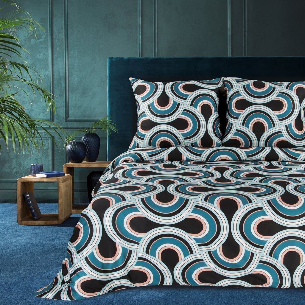 Eurofirany Bettwäschegarnitur Bettwäsche Satin DIVA 17 220x200 cm 3 TLG SET: mit 2 Kissenbezüge 70x80 cm