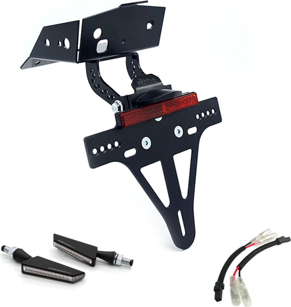 alpha Technik Kennzeichenhalter-Blinker-Kit KTM 690 SMC R ab 2019 für 690 SMC R KTM 690 LC4 EURO4