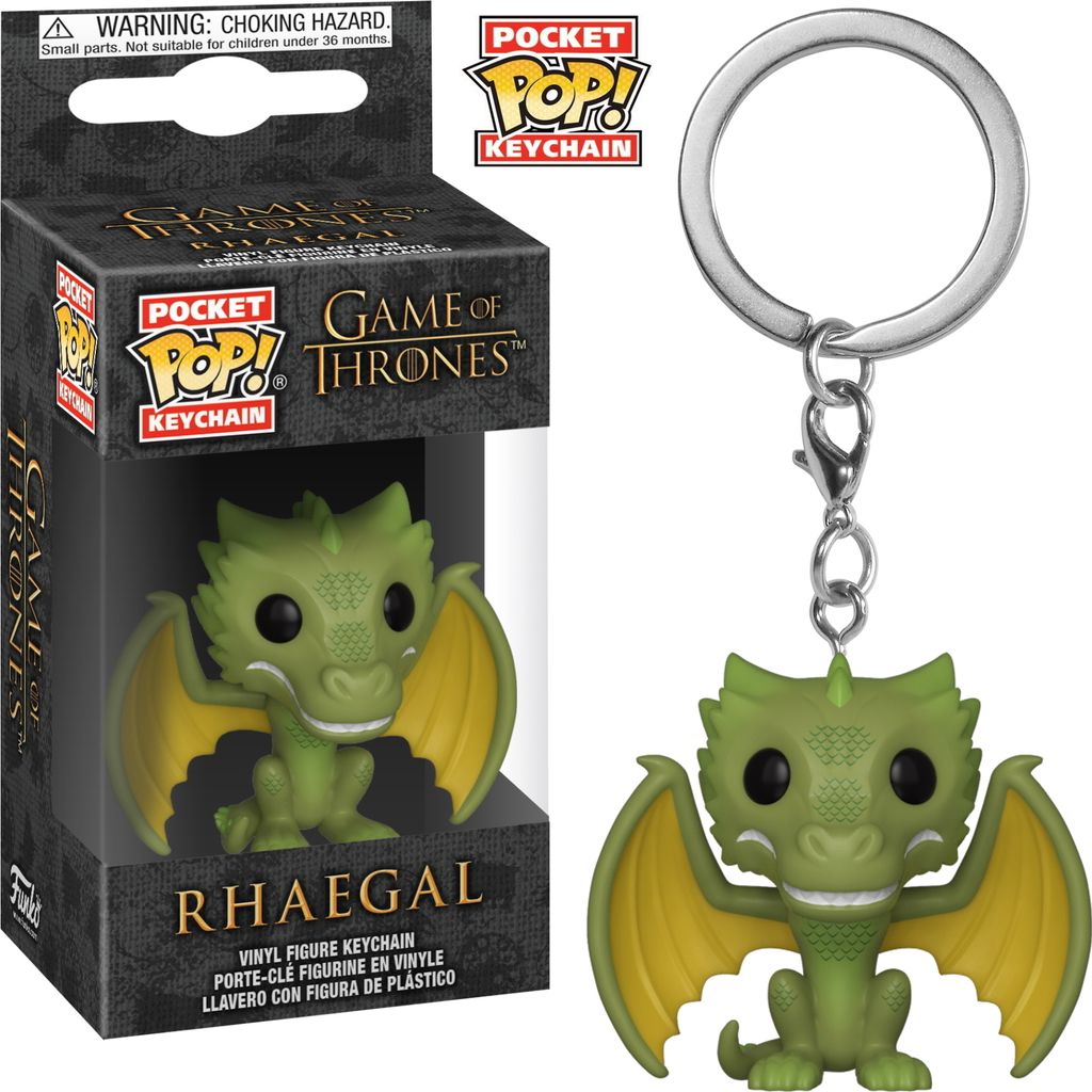Game of Thrones - Rhaegal - Schlüsselanhänger Funko Pocket POP! Keychain