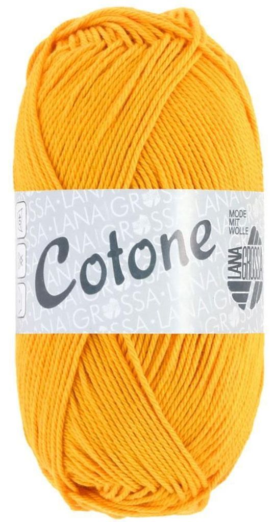 Lana Grossa Cotone 092 Gelborange 50g Produktbild 