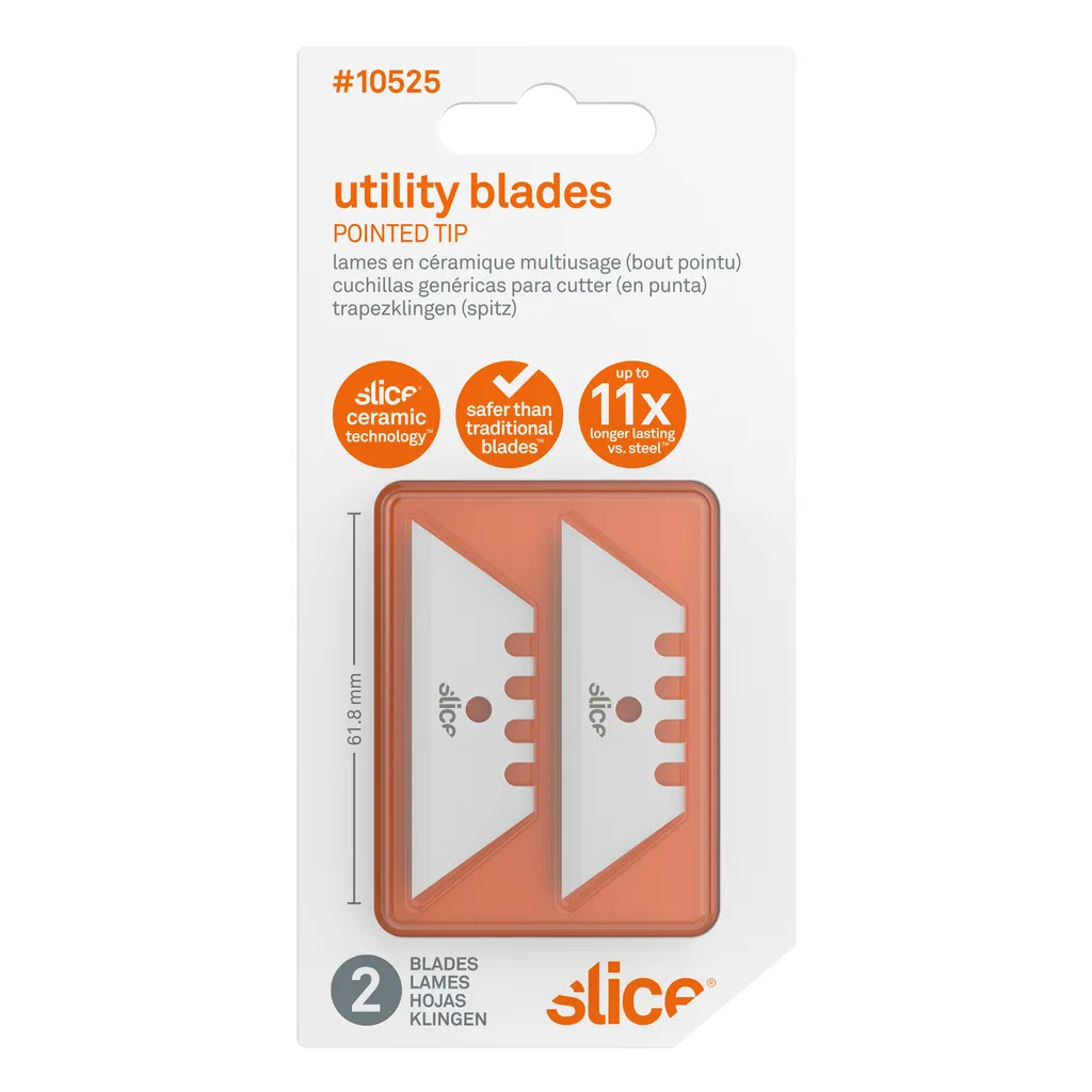 Lames de rechange céramique Slice 10525 sharp - Set de 2 unités - 11