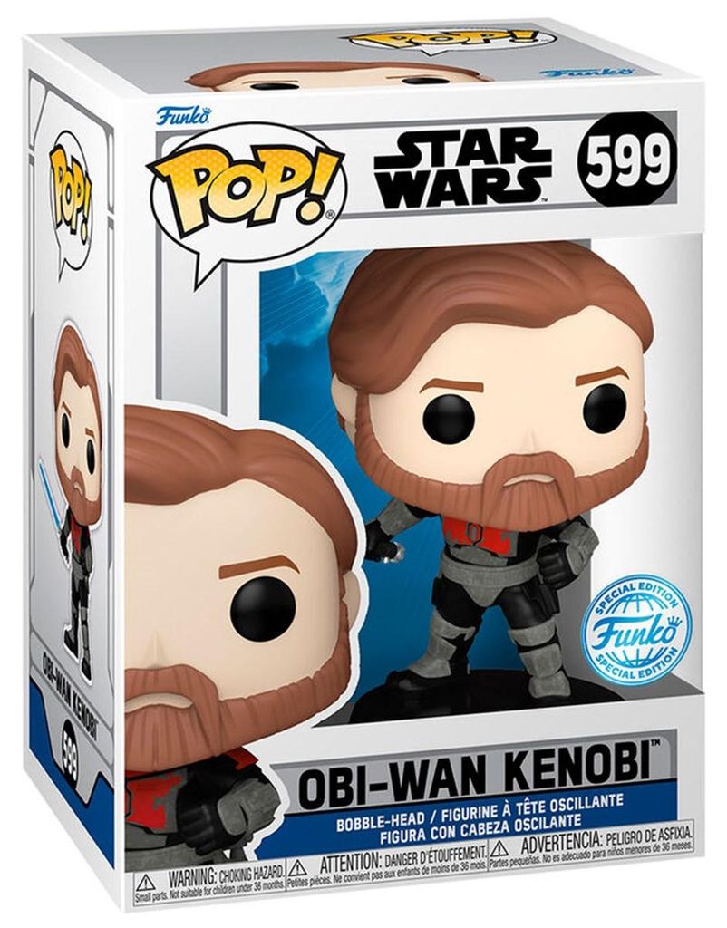 Figurka POP Star Wars, Obi-Wan Kenobi, exkluzivní edice Obrázek produktu 