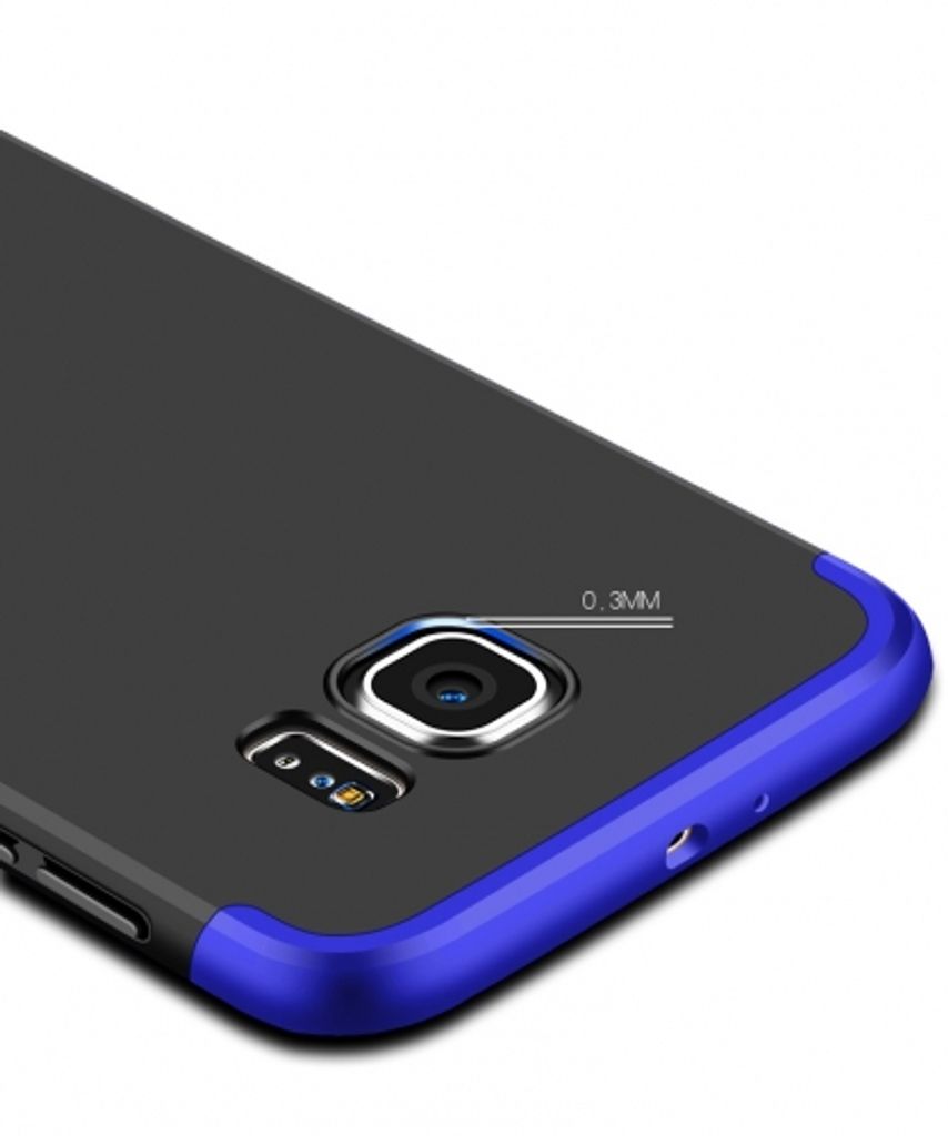 Karomenic 360 Grad Silikon Hülle kompatibel mit Samsung Galaxy S6 Fullbody Case Komplettschutz Handyhülle Vorne & Hinten Rundum Schutzhülle Ganzkörper Dünn Durchsichtige Bumper Etui,Transparent 