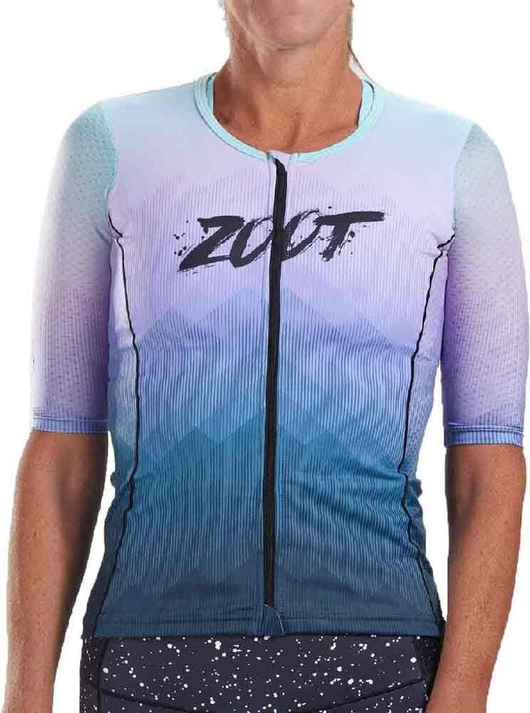 Zoot Ltd Aero Kurzarmtriathlon-trikot Rot,Orange L Frau Rot,Orange L