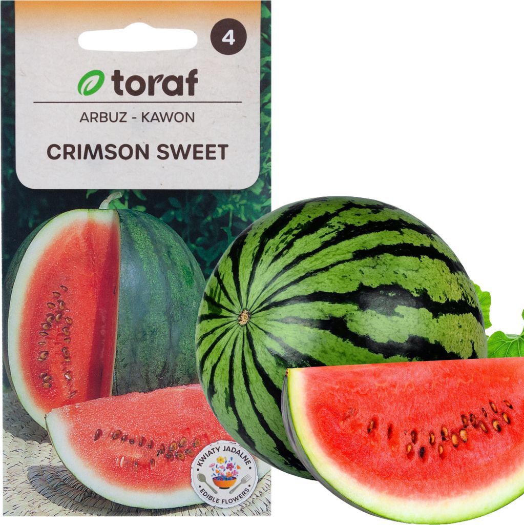 Watermelon Red Cavon Crimson Sweet Watermelon Seeds 1G Sweet Juicy