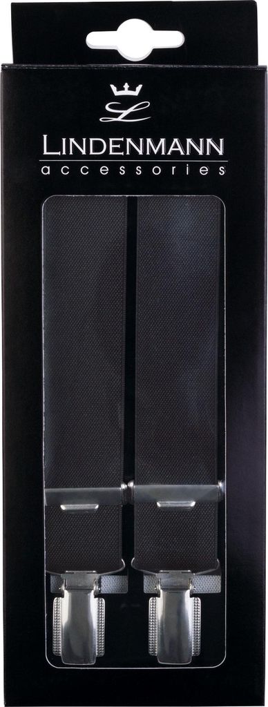 Lindenmann Hosenträger schwarz 120 cm