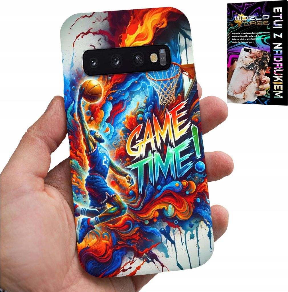 Fall Für Samsung Galaxy S10 - Basketball Nba Spielzeit, Fall + Film