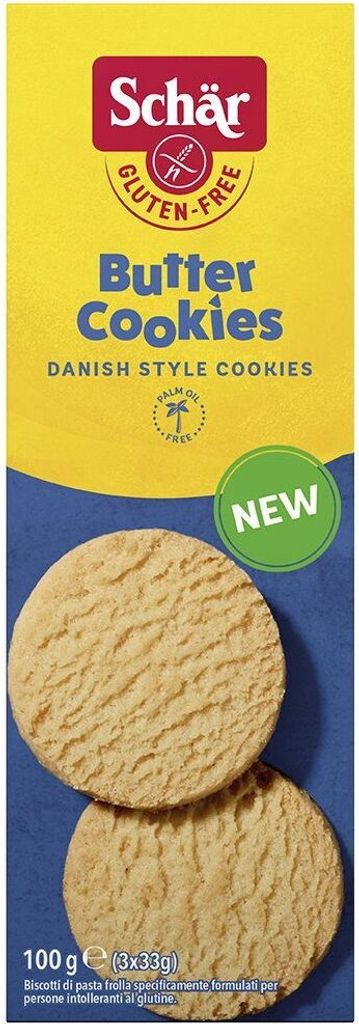 Schär Biscotti al burro alla danese 100g Immagine del prodotto 