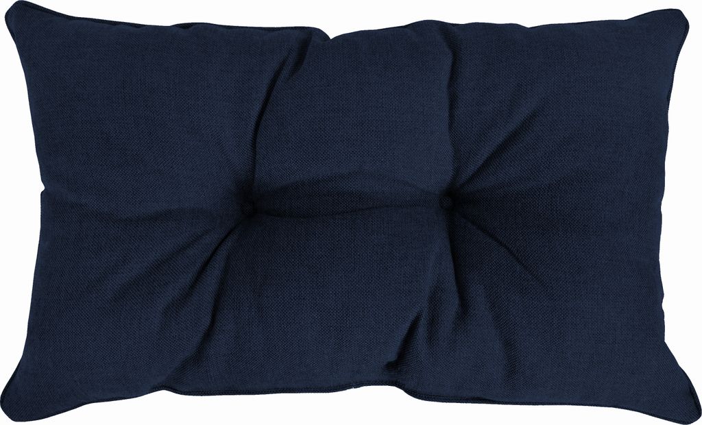 POKAR Loungekissen Sitzkissen Sitzauflagen Stuhl Stuhlkissen für Stuhl, Farbe:Dunkelblau, Size:Rückenkissen 50x40