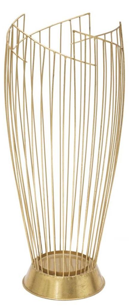 Schirmständer Fashion aus goldenem Eisen – Ø 28 x H 69 cm