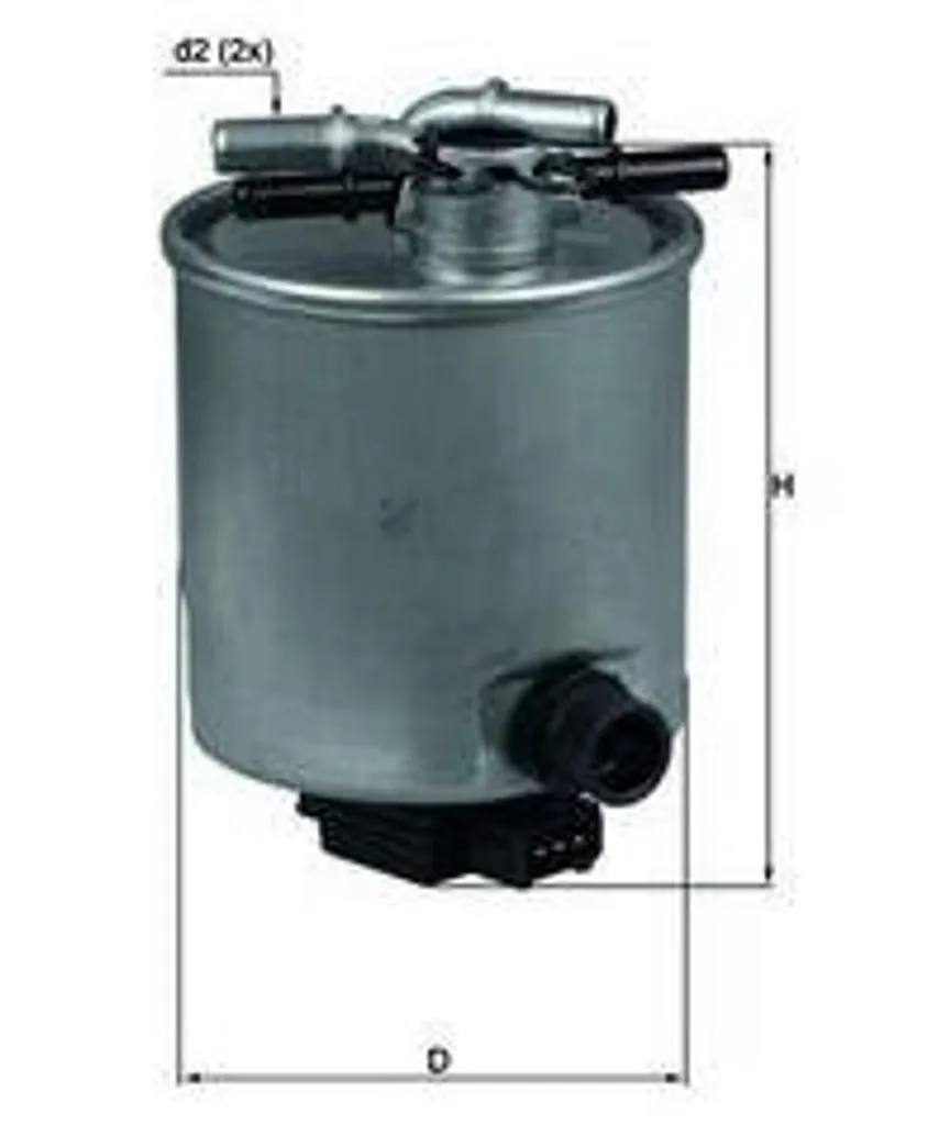 Filtre à carburant KL 440/14 KNECHT avec technologie de filtration Pro