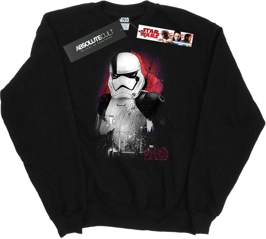Star Wars - "The Last Jedi" Sweatshirt für Herren BI46226 (XL) (Schwarz)